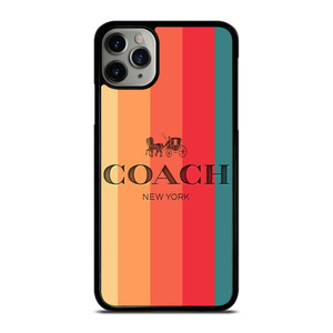 COACH NEW YORK STRIPES 2 iPhone 11 Pro Max Case Cover
