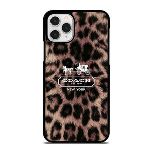 COACH NEW YORK LEOPARD iPhone 11 Pro Case Cover