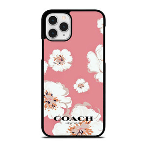 COACH NEW YORK PINK FLOWER iPhone 11 Pro Case Cover