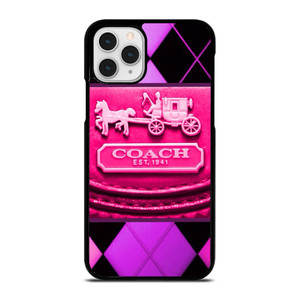 COACH NEW YORK PURPLE PINK LOGO iPhone 11 Pro Case Cover COACH NEW YORK PURPLE PINK LOGO iPhone 11 Pro Case Cover