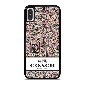 COACH NEW YORK ABSTRACK iPhone X / XS Case Cover