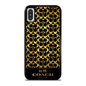 COACH NEW YORK GOLD iPhone X / XS Case Cover COACH NEW YORK GOLD iPhone X / XS Case Cover
