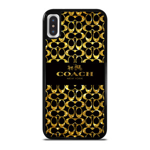 COACH NEW YORK GOLDEN iPhone X / XS Case Cover COACH NEW YORK GOLDEN iPhone X / XS Case Cover