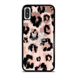 COACH NEW YORK LEOPARD SKIN iPhone X / XS Case Cover COACH NEW YORK LEOPARD SKIN iPhone X / XS Case Cover