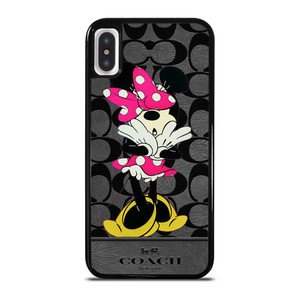 COACH NEW YORK MINNIE MOUSE iPhone X / XS Case Cover