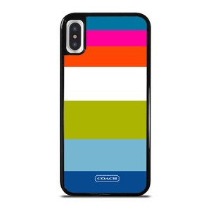 COACH NEW YORK STRIPE 2 iPhone X / XS Case Cover