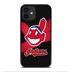CLEVELAND INDIANS ART MLB iPhone 12 Mini Case Cover CLEVELAND INDIANS ART MLB iPhone 12 Mini Case Cover