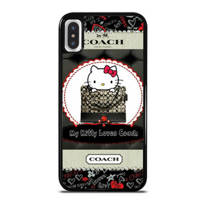 HELLO KITTY LOVES COACH iPhone X / XS Case Cover