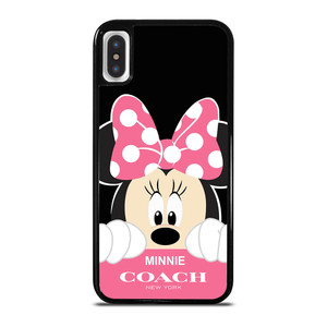 MINNIE MOUSE PINK COACH NEW YORK iPhone X / XS Case Cover