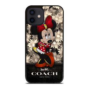 COACH FLOWER MINNIE MOUSE iPhone 12 Mini Case Cover COACH FLOWER MINNIE MOUSE iPhone 12 Mini Case Cover