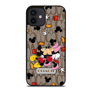 COACH MICKEY MINNIE MOUSE KISS iPhone 12 Mini Case Cover