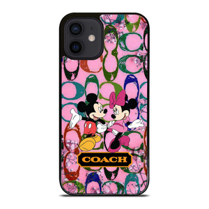 COACH MICKEY MINNIE MOUSE iPhone 12 Mini Case Cover