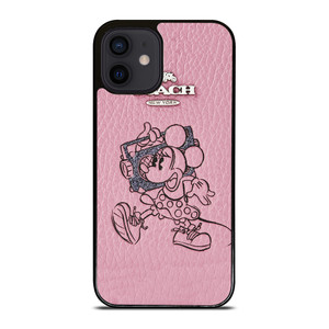 COACH MINNIE MOUSE PINK iPhone 12 Mini Case Cover COACH MINNIE MOUSE PINK iPhone 12 Mini Case Cover
