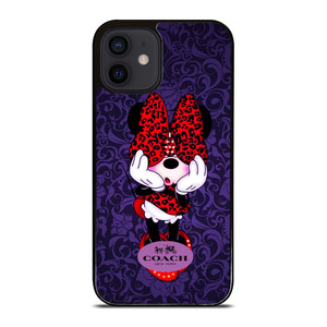 COACH MINNIE MOUSE PURPLE iPhone 12 Mini Case Cover