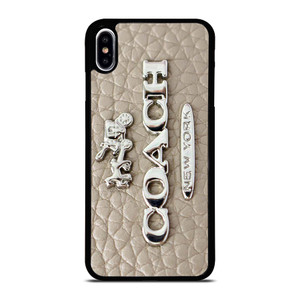 COACH LOGO GLOWING TEXTURE iPhone XS Max Case Cover