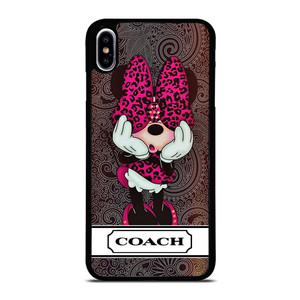 COACH NEW YORK MINNIE MOUSE CUTE iPhone XS Max Case Cover