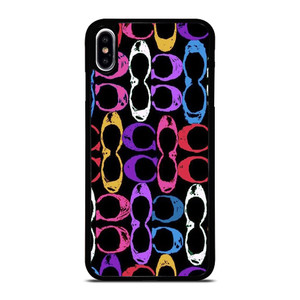 COACH NEW YORK ART LOGO iPhone XS Max Case Cover