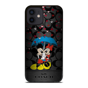 COACH NEW YORK MICKEY MINNIE MOUSE UMBRELLA iPhone 12 Mini Case Cover