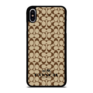 COACH NEW YORK BROWN iPhone XS Max Case Cover