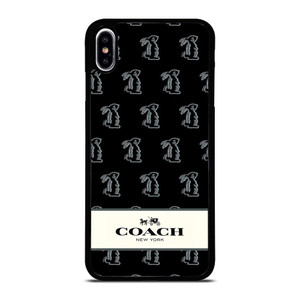 COACH NEW YORK BUNNY iPhone XS Max Case Cover