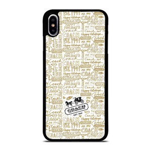 COACH NEW YORK COLLAGE iPhone XS Max Case Cover