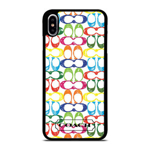 COACH NEW YORK COLORFUL 2 iPhone XS Max Case Cover