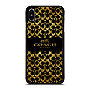 COACH NEW YORK GOLDEN iPhone XS Max Case Cover COACH NEW YORK GOLDEN iPhone XS Max Case Cover