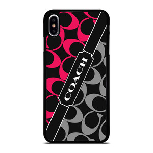 COACH NEW YORK RED WHITE iPhone XS Max Case Cover COACH NEW YORK RED WHITE iPhone XS Max Case Cover
