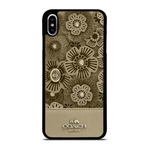 COACH NEW YORK TEA ROSE 2 iPhone XS Max Case Cover