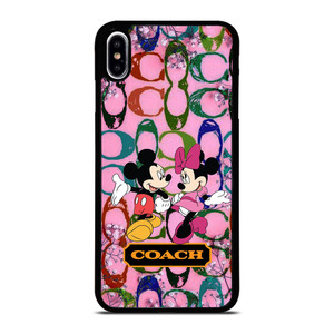 COACH PINK MICKEY MINNIE iPhone XS Max Case Cover