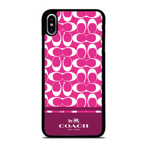 COACH PINK NEW YORK iPhone XS Max Case Cover