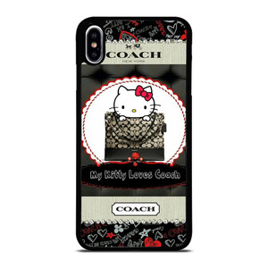 HELLO KITTY LOVES COACH iPhone XS Max Case Cover HELLO KITTY LOVES COACH iPhone XS Max Case Cover