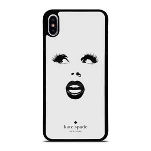 KATE SPADE BLACK WHITE FACE iPhone XS Max Case Cover