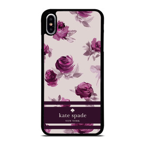 KATE SPADE FLORAL PURPLE iPhone XS Max Case Cover