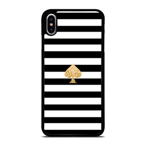 KATE SPADE GOLD AND STRIPES iPhone XS Max Case Cover