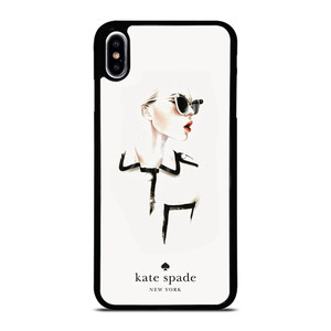 KATE SPADE LOGO WOMAN SPLASH iPhone XS Max Case Cover