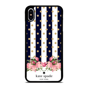 KATE SPADE NEW YORK POLKADOTS FLORAL iPhone XS Max Case Cover