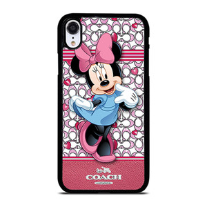 COACH MINNIE MOUSE PINK PATTERN iPhone XR Case Cover
