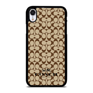 COACH NEW YORK BROWN iPhone XR Case Cover COACH NEW YORK BROWN iPhone XR Case Cover