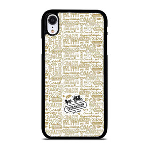 COACH NEW YORK COLLAGE iPhone XR Case Cover