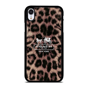 COACH NEW YORK LEOPARD iPhone XR Case Cover