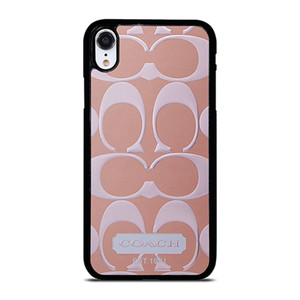 COACH NEW YORK PINK PATTERN iPhone XR Case Cover