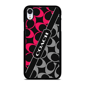 COACH NEW YORK RED WHITE iPhone XR Case Cover