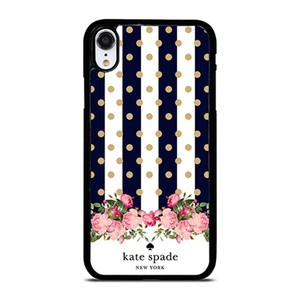 KATE SPADE NEW YORK POLKADOTS FLORAL iPhone XR Case Cover