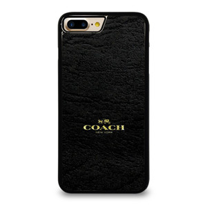 COACH LOGO TEXTURE BLACK iPhone 7 / 8 Plus Case Cover COACH LOGO TEXTURE BLACK iPhone 7 / 8 Plus Case Cover