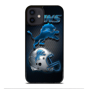 DETROIT LIONS LOGO HELMET iPhone 12 Mini Case Cover