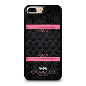 COACH NEW YORK PINK BLACK iPhone 7 / 8 Plus Case Cover