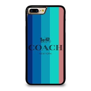COACH NEW YORK STRIPES iPhone 7 / 8 Plus Case Cover