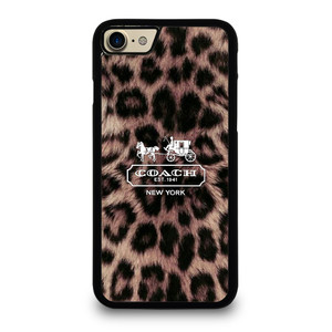COACH NEW YORK LEOPARD iPhone 7 / 8 Case Cover COACH NEW YORK LEOPARD iPhone 7 / 8 Case Cover