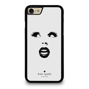 KATE SPADE BLACK WHITE FACE iPhone 7 / 8 Case Cover